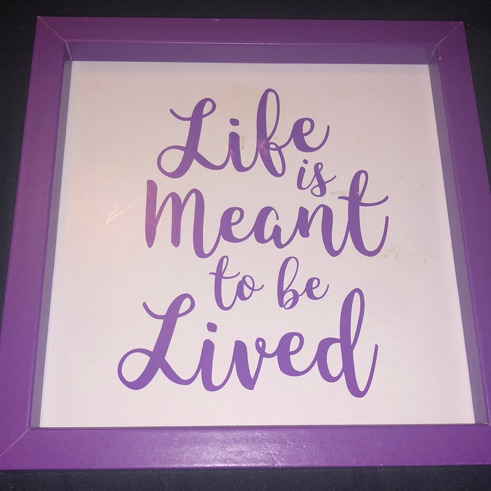 Inspirational Quote Frame